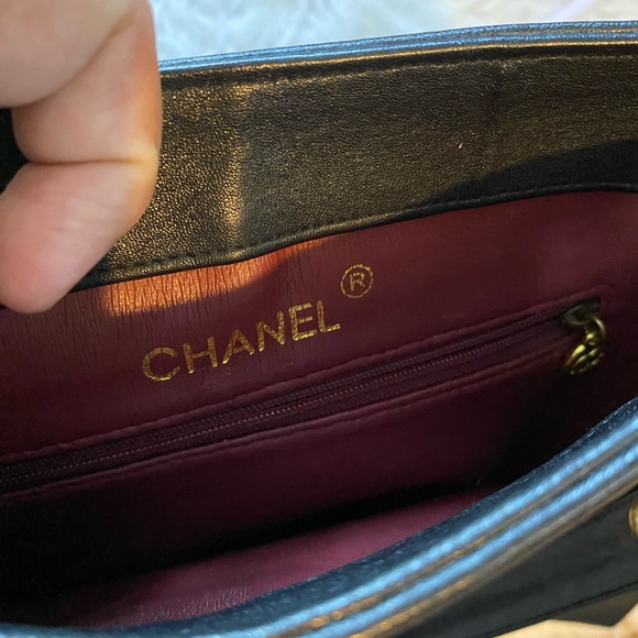 Chanel fashion Black Leather Chain Shoulder Bag leather - Picture 9 of 11